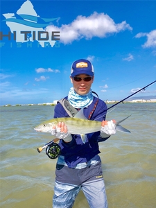 Fly fishing for tailing Bonefish in Hawaii